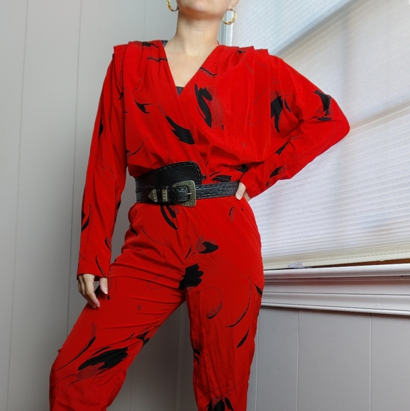 On the Rocks vintage 1980s jumpsuit - Picture 4 of 6